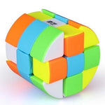 Rubiks cube cylindre horizontale mélangé