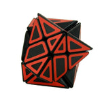 Rubik's cube asymétrique rouge hollow