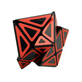 Rubik's cube asymétrique rouge Hollow