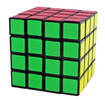 Rubik's cube 4x4 noir face verte