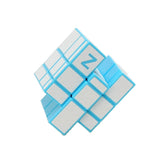 Rubik's cube mirror bleu