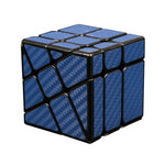 Rubik's cube carbone bleu