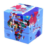 Rubik's cube carte du monde