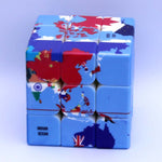 Rubiks cube - Carte du monde