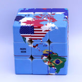 Rubiks cube - Carte du monde