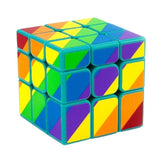 rubik's cube 3x3 arc en ciel