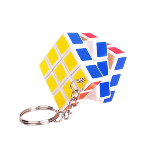 Porte-clé Rubik's cube blanc