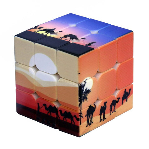 Rubik's cube désert