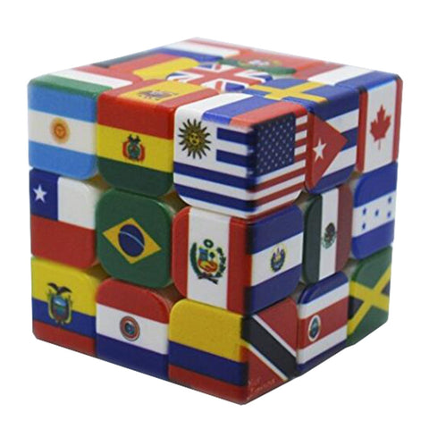 Rubik's cube pays du monde
